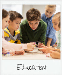 Education - children investigating technology