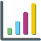 colourful bar graph